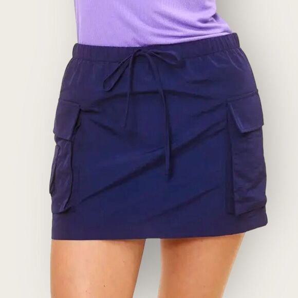 Blue skort size PL pockets on each side - Picture 1 of 8